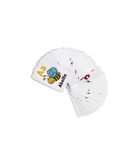 Jeu de Cartes Educatives Mots 12cm Blanc