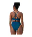 Womens/ladies Solid High Waist Bikini Bottoms Green Speedo-3