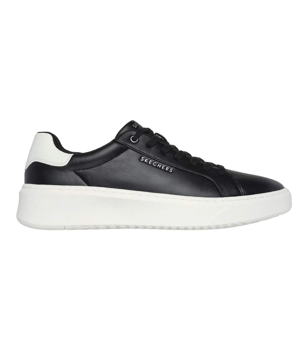 Mens court break suit trainers black Skechers-3