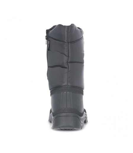 Unisex Dodo Pull On Winter Snow Boots Black Trespass