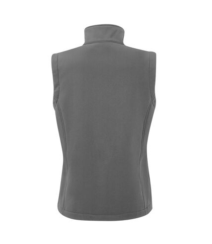 Result Genuine Recycled Womens/Ladies Softshell Body Warmer (Workguard Grey) - UTBC4889