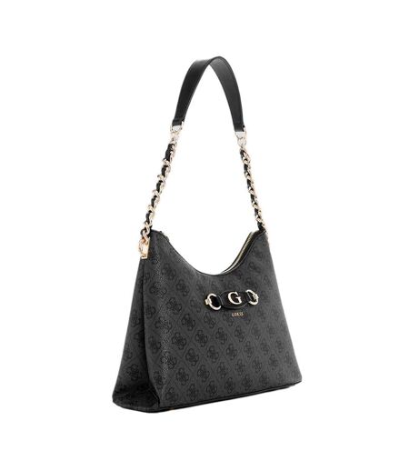 Sac à main noir/gris femme guess izzy top