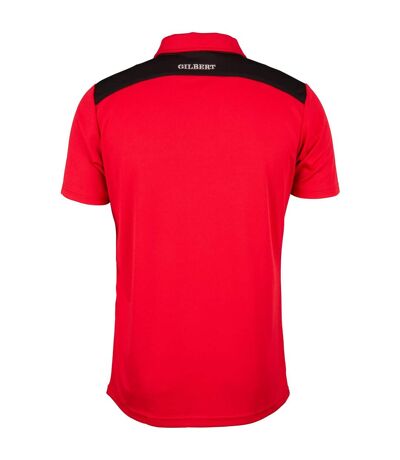 Gilbert Mens Photon Polo Shirt (Red/Black)