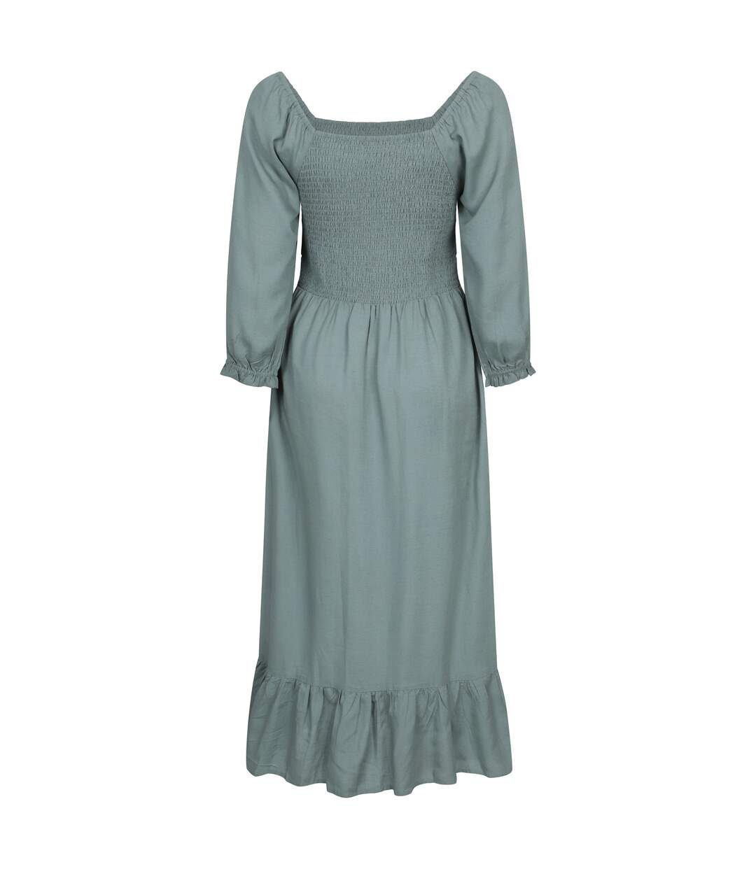 Robe mi-longue manches longues cadiz femme vert kaki Mountain Warehouse-2