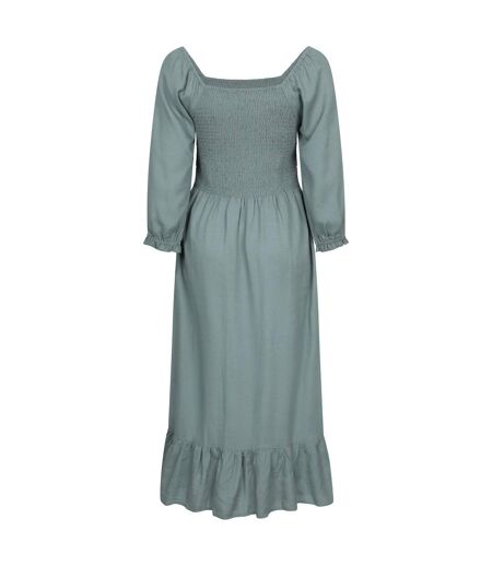 Robe mi-longue manches longues cadiz femme vert kaki Mountain Warehouse