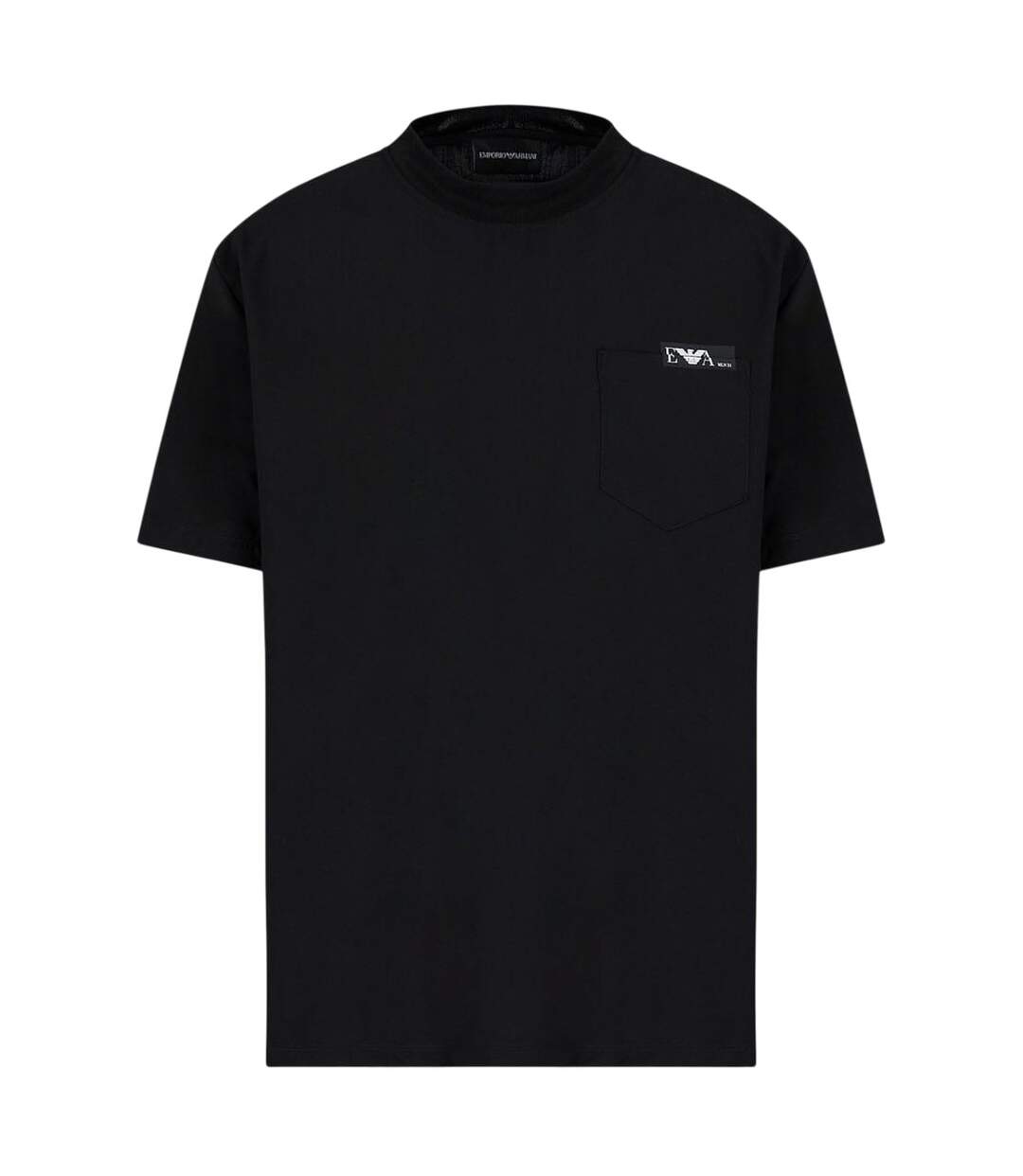 T-shirt Motif/style Logo Sur Poitrine Homme Noir Emporio Armani-2