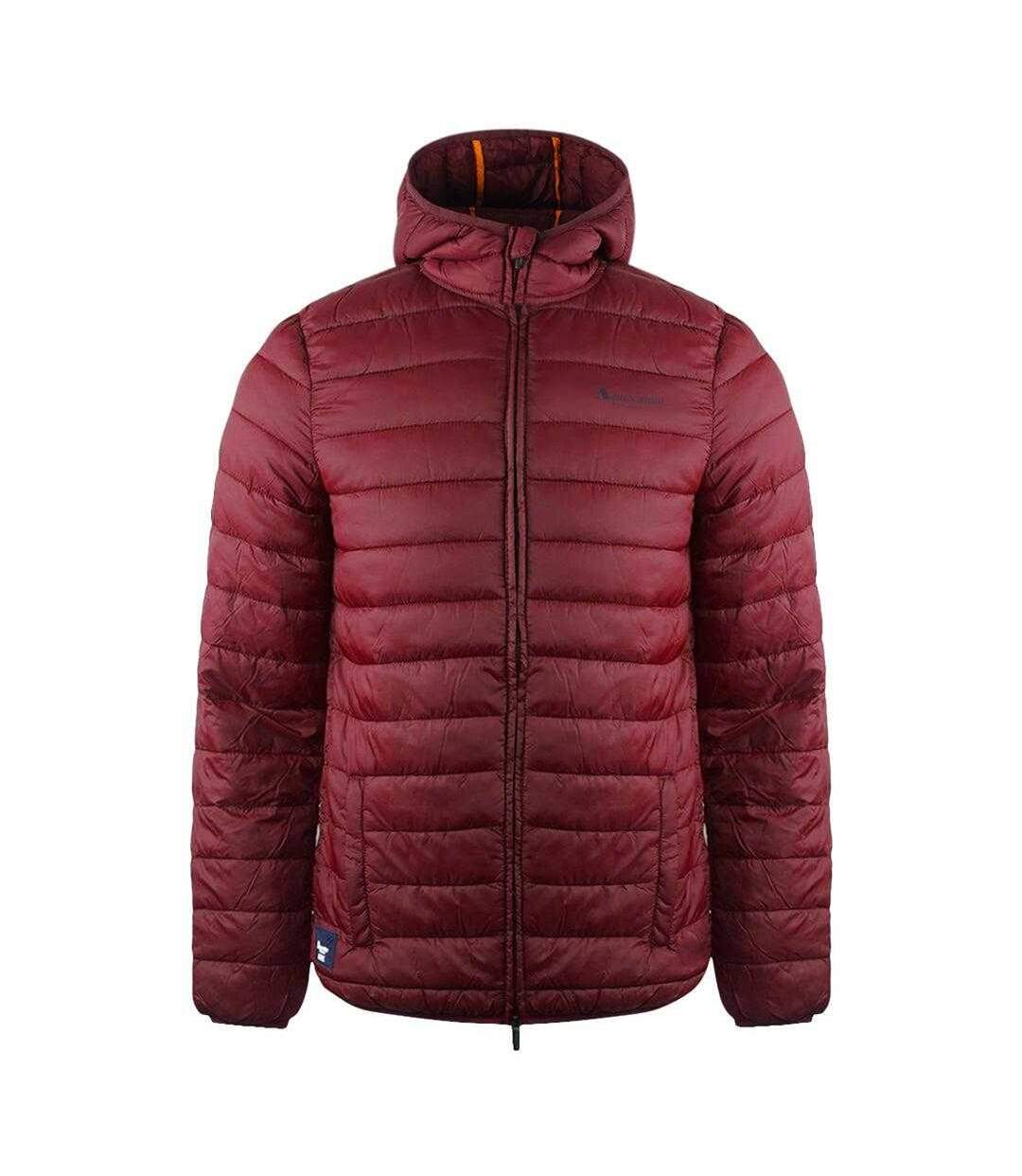Veste Motif/style Matelassé London Homme Rouge Bordeaux Aquascutum-1