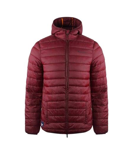 Veste Motif/style Matelassé London Homme Rouge Bordeaux Aquascutum