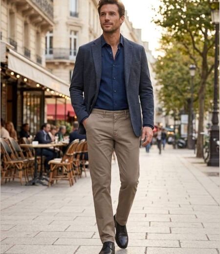 CHALLENGER PANT4010 — Pantalon chino mastic : confort stretch et coupe aisée