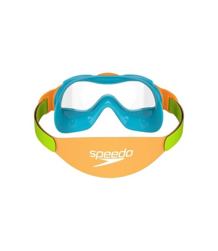 Lunettes De Natation Sea Squad Enfant Azur Transparent Vert Fluo Orange Fluo Speedo