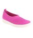 Womens/ladies Slip-on Ballet Flats Violet Fit Flop-1