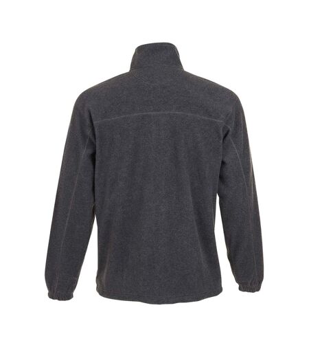 Veste Polaire North Homme Gris Chiné SOLS