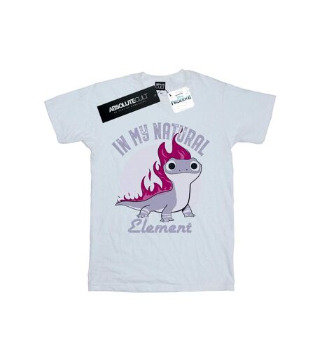 Disney - T-shirt FROZEN SALAMANDER BRUNI ELEMENT - Femme (Blanc) - UTBI24630