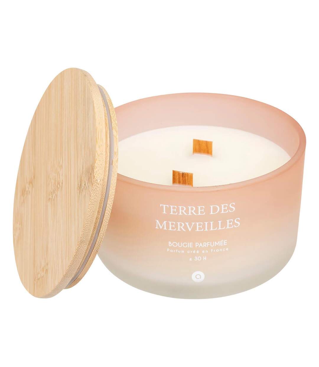 Bougie Parfumée en Verre Sana 420g Terre des Merveilles-2
