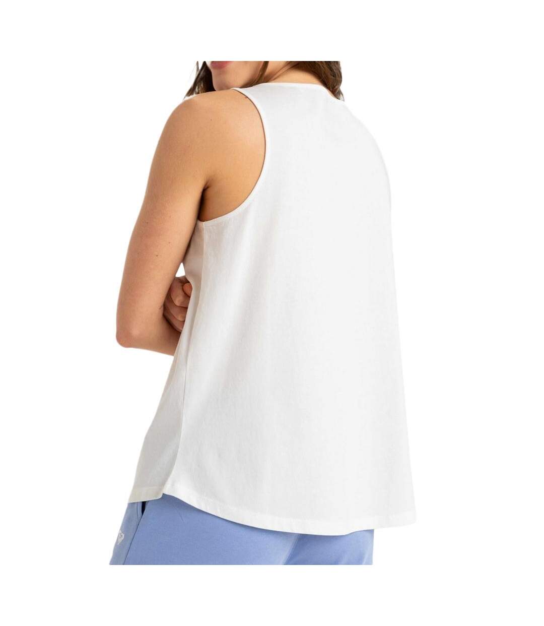 Débardeur blanc femme roxy surfclassic-2