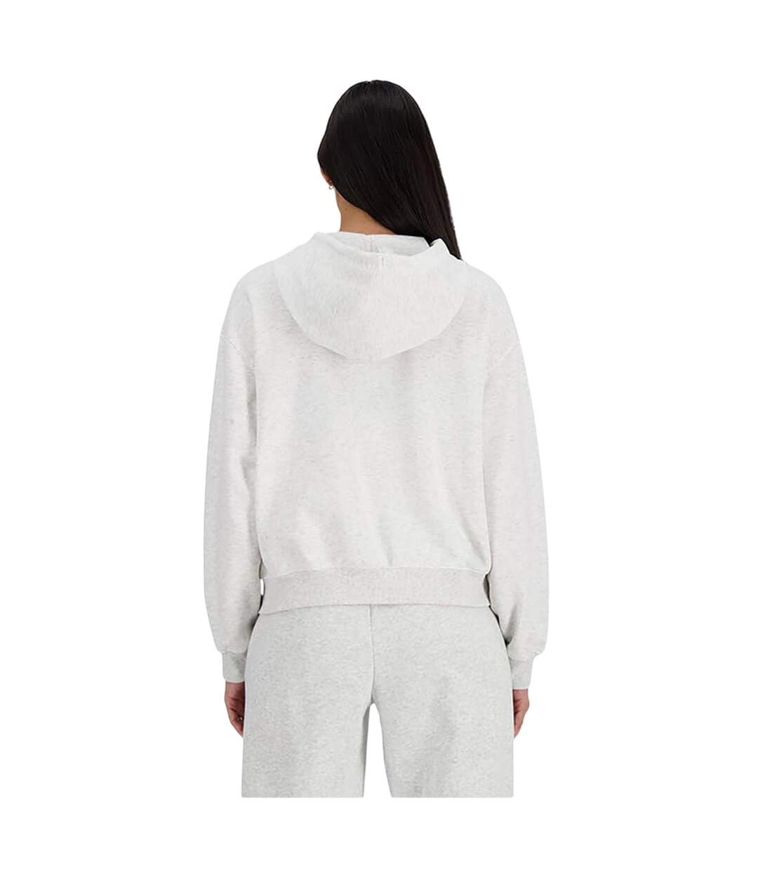 Veste À Capuche Femme Gris Chiné Chiné New Balance-2