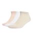 X3 paires de chaussettes rose/beige homme adidas lin low-1