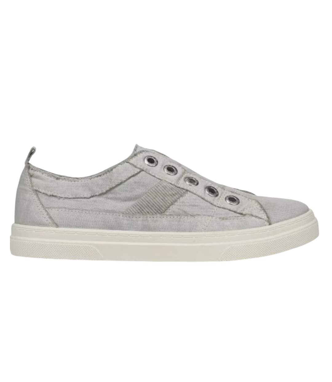 Womens/ladies Hangout Flat Trainers Washed Grey Blowfish Malibu-1
