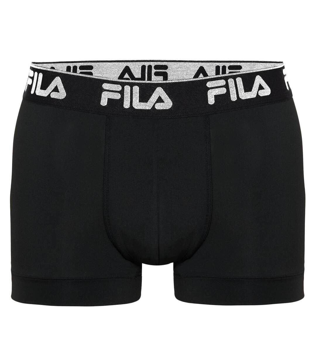 Lot de 4 Boxers homme uni ceinture 4 cm FU5380 Fila-4