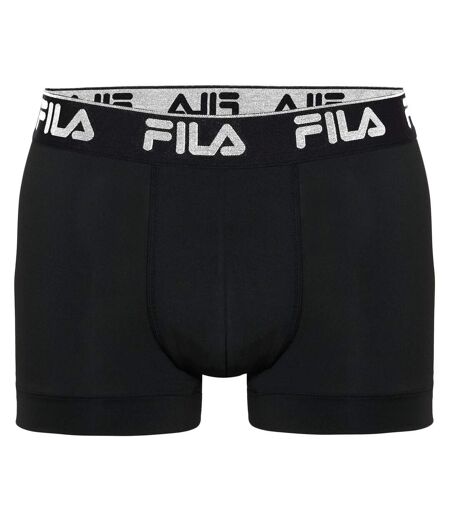 Lot de 4 Boxers homme uni ceinture 4 cm FU5380 Fila