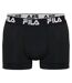 Lot de 4 Boxers homme uni ceinture 4 cm FU5380 Fila-4