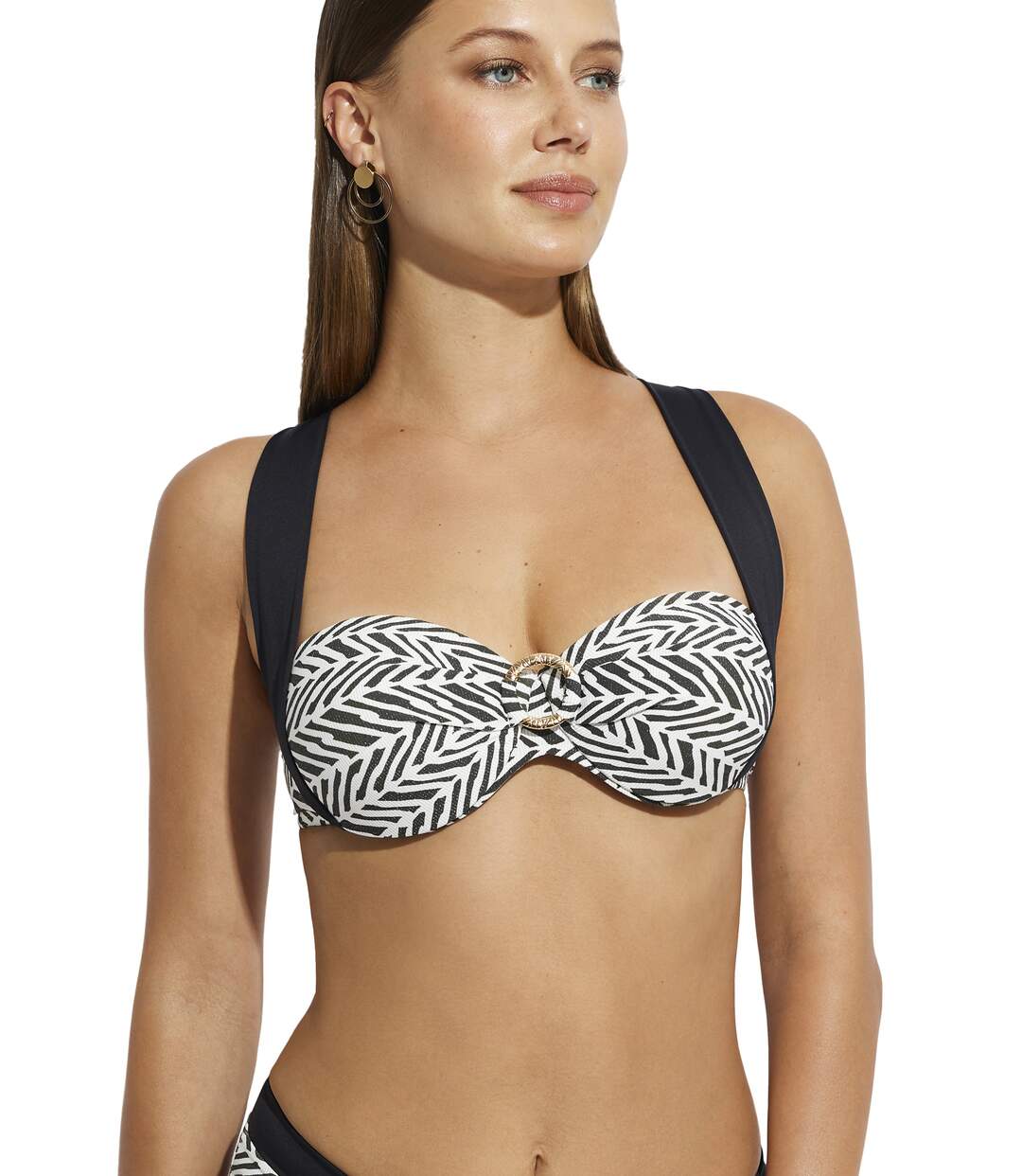 Haut maillot de bain bandeau dos nu Caipirinha Selmark Mare-1