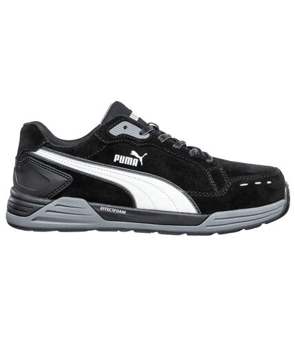 Mens airtwist low s3 leather safety trainers black Puma Safety