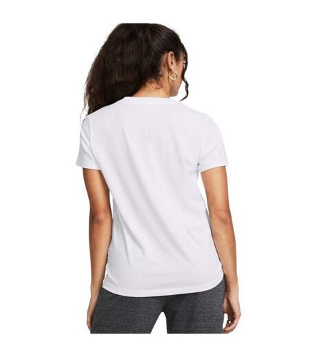 T-shirt Manches Courtes Rival Core Femme Blanc Under Armour