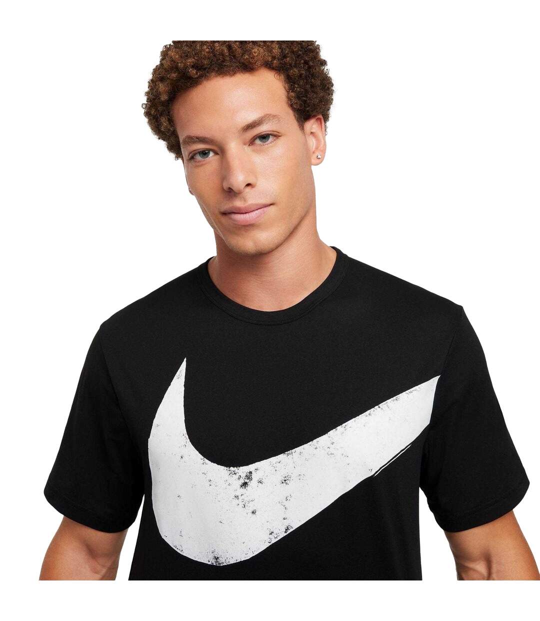 T-shirt Motif/style Logo Usé Hyverse Homme Noir Blanc Nike-4