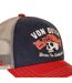 Casquette trucker filet effet usé avec print Crew Skull Vondutch-3