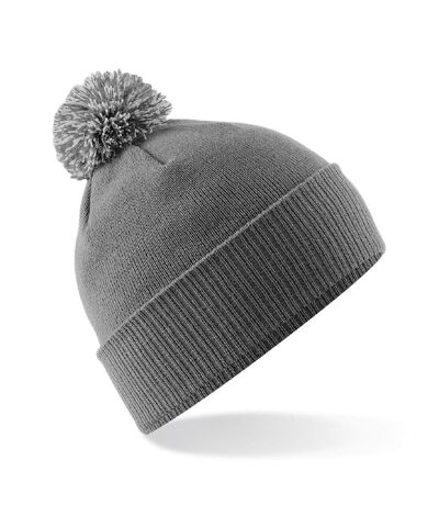Bonnet snowstar - Adulte - B450 - gris graphite et gris clair