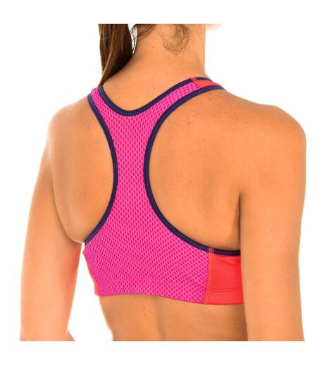 Women's sports bra with elastic band under bust S04N0