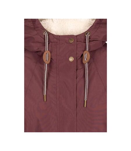 Womens/ladies Reminder Tp50 Waterproof Jacket Mulberry Trespass