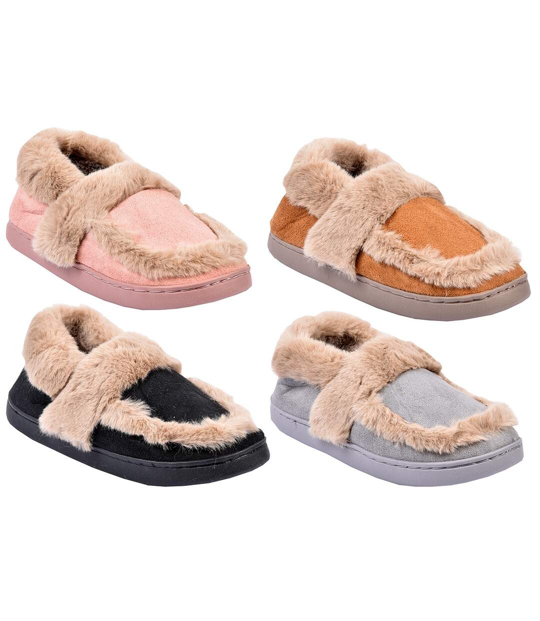 PANTOUFLE Femme Chausson COCOONING MD8661 CAMEL