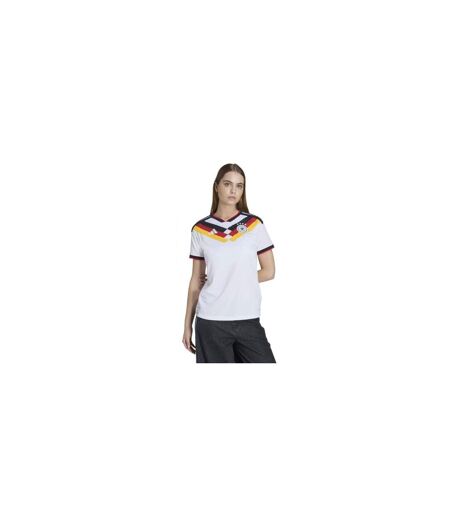 Womens/ladies World Cup Germany Short-sleeved Home Shirt White Black Adidas
