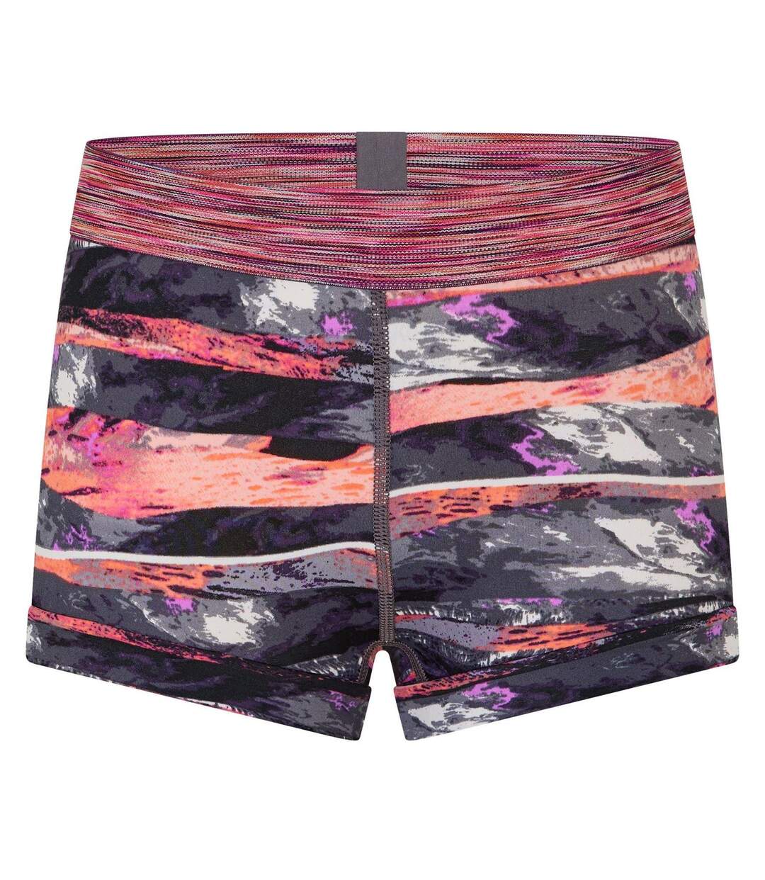 Womens/ladies Dynamic Fitted Compression Shorts Multicoloured Skins-1
