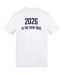 T-shirt Motif/style Angleterre Is The New Homme Blanc AWD-1