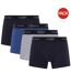 Pack Of 4  Mens Plain Boxer Shorts  Navy Multicoloured Ted Baker-1