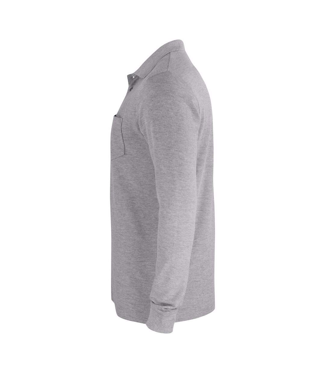 Polo basic adulte gris Clique-3