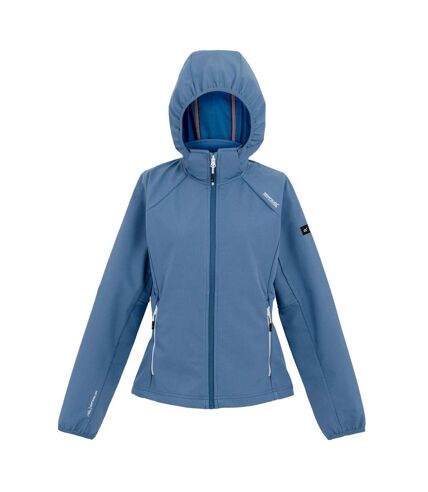 Veste softshell bourda femme bleu / blanc Regatta