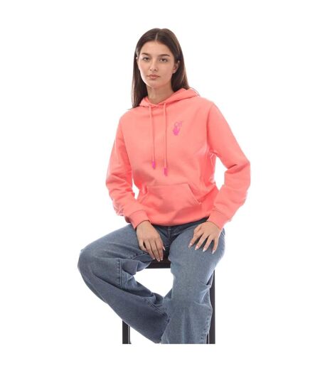 Sweat À Capuche Femme Rose Off White