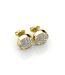 Boucles d'oreilles Round, Cristal d'Autriche-4