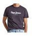 T-shirt Noir Homme Pepe jeans Keegan - L