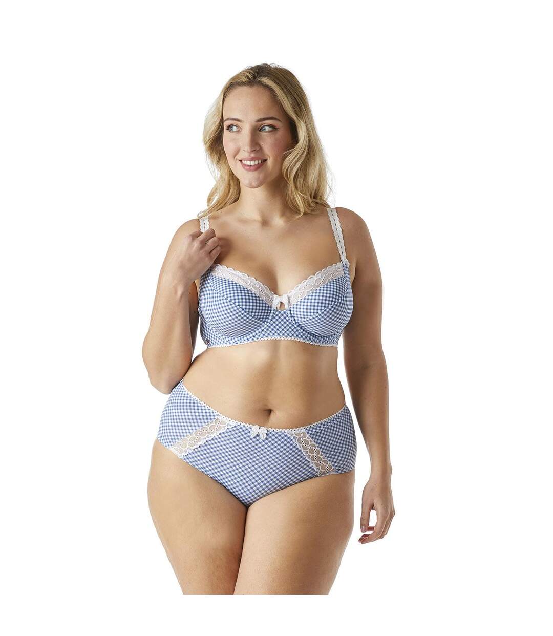 Soutien-gorge armatures grand maintien bleu Badinage