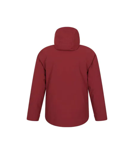 Mens Sycamore 3 In 1 Waterproof Jacket Rust Mountain Warehouse