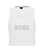 Mens Organic Cotton Tank Top White Boss-2