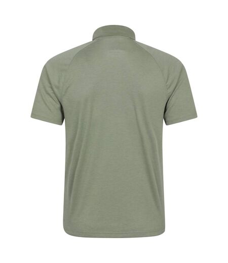 Mens volley isocool polo shirt light khaki Mountain Warehouse