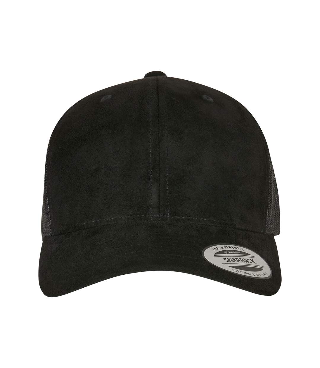 Unisex adult trucker cap black Flexfit-1