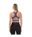 Womens/ladies Series-3 Active Sports Bra Blue Skins-2