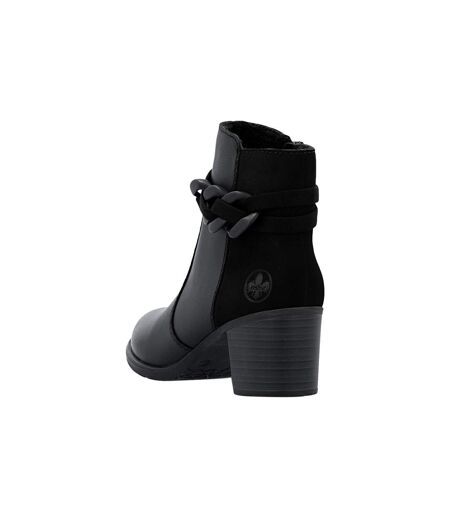 Bottine Cuir Rieker Microstretch